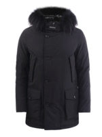Arctic Parka TT in Teflon™ nero con cappuccio