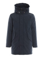 Parka imbottito Marine in tecnotessuto blu