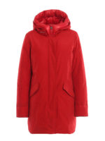 Piumino Arctic Parka rosso con cappuccio