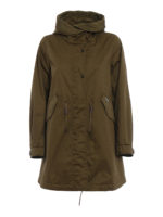 Parka over in cotone verdone