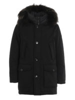 Parka imbottito con pelliccia