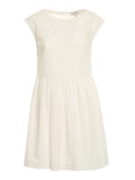 Abito smanicato in cotone