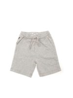 Bermuda in felpa grigia