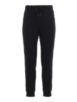 Joggers in tecno cotone stretch neri
