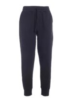 Pantalone blu con patch logo