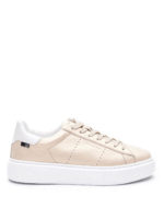 Sneaker mid-top in pelle laminata