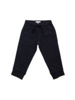 Pantalone in felpa blu con logo