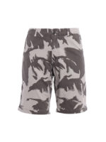 Bermuda in cotone stampa camouflage