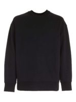 Felpa nera con patch logo