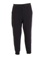 Pantalone nero con strisce bianche