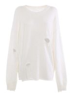 Maglione con strappi