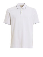Polo in piquet con logo gommato sul petto