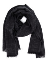 Sciarpa jacquard in misto lana