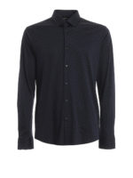 Camicia in jersey satin