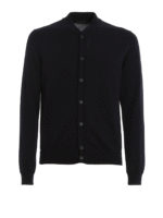 Cardigan blu in cotone