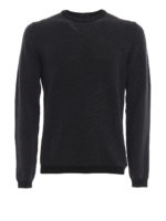 Maglia grigia e nera mouline