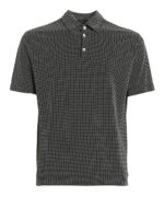 Polo in cotone a pois