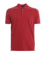 Polo in cotone a tre bottoni