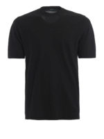 T-shirt girocollo nera