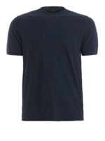 T-shirt girocollo blu