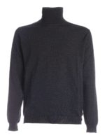 Dolcevita in filato leggero grigio melange