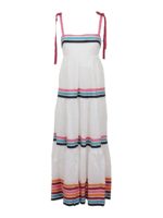 Abito a balze con nastri Lulu